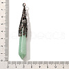 Natural Green Aventurine Pointed Big Pendants G-P560-02R-10-3