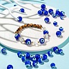 3 Strands 3 Style Handmade Evil Eye Lampwork Round Bead Strands LAMP-LS0001-12B-6