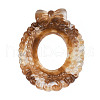 Two Tone Transparent Resin Cabochons CRES-S302-38-2