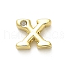 Rack Plating Brass Cubic Zirconia Beads KK-L210-008G-X-1