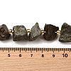 Raw Rough Natural Pyrite Beads Strands G-Z087-A06-5
