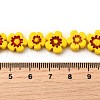 Handmade Millefiori Glass Bead Strands LAMP-J035-10mm-03-4