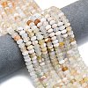 Natural Cherry Blossom Agate Beads Strands G-P575-A07-8x5mm-1
