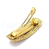 Viking Knot Alloy Retro Hair Barrettes AJEW-K048-11AG-2