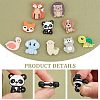 CHGCRAFT 10Pcs 10 Style Silicone Beads SIL-CA0001-27-5