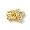 Brass Micro Pave Cubic Zirconia Charms ZIRC-F132-16G-3