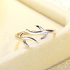 Antler Brass Adjustable Cuff Rings FS-WGA4AB5-01-2