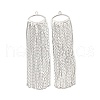 Brass Tassel Big Pendants KK-F898-22B-P-1