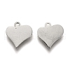 Tarnish Resistant 304 Stainless Steel Charms STAS-I151-40P-1