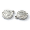 Non-Tarnish 304 Stainless Steel charms STAS-O145-15P-3