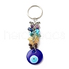 Natural & Synthetic Gemstone Beaded Keychain KEYC-JKC00344-02-1