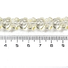 Electroplate Glass Beads Strands EGLA-P063-PL02-4