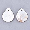 Natural Freshwater Shell Charms SHEL-S276-114-2