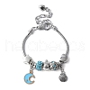 Ocaen Theme European Beads Charm Bracelet Set for Women BJEW-JB11587-03-2