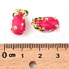 Fruit Brass Enamel Pendants KK-M324-04B-G-3