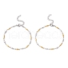 304 Stainless Steel Link Bracelets for Women BJEW-JB11764-01-2