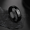 304 Stainless Steel with Crystal Rhinestone Finger Rings FS-WG3A8F6-04-1