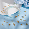 GOMAKERER Zinc Alloy Lobster Claw Clasps & Brass End Bead Tips & Jump Rings Findings Kits DIY-GO0002-21G-4