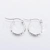 304 Stainless Steel Hoop Earrings EJEW-H327-08-1