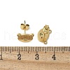 304 Stainless Steel Stud Earrings STAS-E501-22G-5