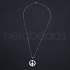 Non-Tarnish 201 Stainless Steel Pendants Necklaces NJEW-S105-JN690-45-1-2