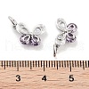 Brass Micro Pave Cubic Zirconia Pendants KK-P271-03P-B-3