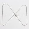 304 Stainless Steel Snake Chain Necklace Making STAS-P045-11P-2