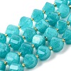 Natural Quartz Dyed Beads Strands G-U023-A02-17-2