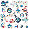 SUPERFINDINGS 48Pcs 12 Style Alloy Enamel Pendants PALLOY-FH0001-78-2