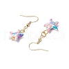 304 Stainless Steel Starfish Dangle Earrings EJEW-JE06444-6