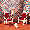 AHADERMAKER 12Pcs 2 Colors Self Adhesive PVC Wall Stickers DIY-GA0007-05A-5