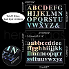 AHADERMAKER 20 Sheets 2 Styles Waterproof Plastic Laser Stickers DIY-GA0003-48-2