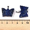 Natural Lapis Lazuli Carved Butterfly Pendants G-N342-01C-4