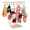   1 Set 3 T-Bar Pine Wood Jewelry Organizer DIY-PH0022-94-1