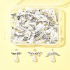 50Pcs 3 Style Angel Plastic Imitation Pearl Pendants PALLOY-FS00026-9