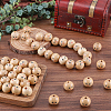 Gorgecraft 60Pcs Unfinished Natural Wood Beads WOOD-GF0002-21B-4