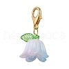 Acrylic Campanula Pendant Decorations HJEW-JM02768-4