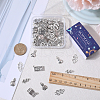 SUNNYCLUE 80Pcs 5 Style Tibetan Style Zinc Alloy Pendants TIBEP-SC0002-46-3