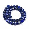 Natural Lapis Lazuli Beads Strands X-G-E465-8mm-01-5
