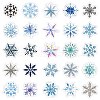 50Pcs Snowflake Paper Stickers DIY-P085-04-6