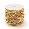 Clear Cubic Zirconia Star Link Chains CHC-G017-21G-3