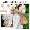 WADORN Imitation Leather Oval Bag Bottoms & Purse Strap & Drawstring for Bucket Bag Set FIND-WR0009-87-6