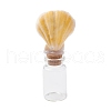 Natural Scallop Shell Beads with Glass Jar Glass Bottles PALLOY-JF03748-4
