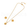 304 Stainless Steel Pendant Necklaces & Stud Earrings Sets FS-WGB7A35-03-2