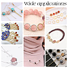   96Pcs 8 Styles Tibetan Style Alloy Bead Frame Sets TIBEB-PH0005-19-6