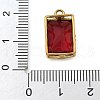 304 Stainless Steel Rhinestone Pendants STAS-M084-06G-01-3