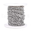 Tarnish Resistant 304 Stainless Steel Figaro Chains CHS-I001-09P-01-3