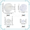 WADORN 26Pcs 4 Style Satin Cloth Ornament Accessories FIND-WR0011-22A-2