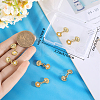 Beebeecraft 10Pcs Brass Charms KK-BBC0014-33-3