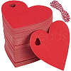 SOFPLATE 200Pcs Heart Paper Gift Tags CDIS-SP0001-14A-1